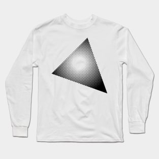 triangle raster design Long Sleeve T-Shirt